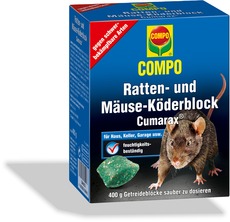 Ratten- und Mäuse-Köderblock Cumarax