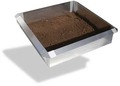 Schneckenzaun aus verzinktem Stahlblech, incl. Ecken