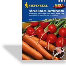 Möhre Lange rote Stumpfe plus Radieschen