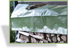 Holz-Abdeckplane