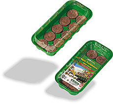 Mini-Treibhaus mit 10 Kokos-Quelltabs