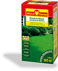 Premium-Rasen Schatten + Sonne