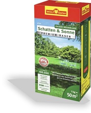 Premium-Rasen Schatten + Sonne