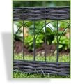Beeteinfassung Typ 14 PVC Rattan rund