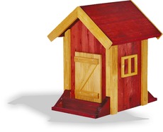Holz-Vogelfutterhaus Hamburg