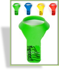 Markierungsringe mit Dosierhilfe (0,5 ltr)