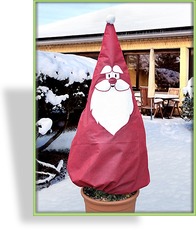 Winterschutzhaube "Weihnachtsmann"