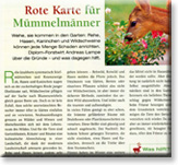 Rote Karte für Mümmelmänner